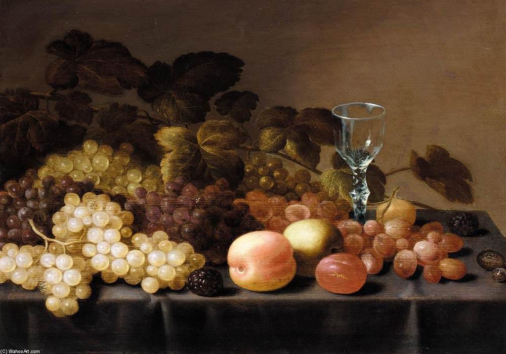Order Oil Painting Replica Still-life Of Fruit by Floris Van Schooten (1580-1656) | ArtsDot.com