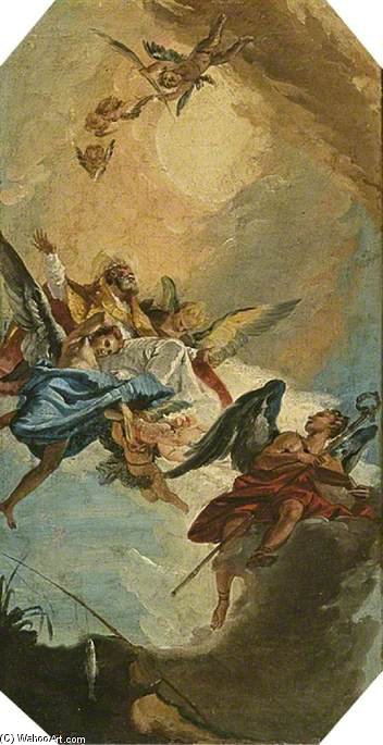 Order Paintings Reproductions The Apotheosis Of St Zeno by Francesco Zugno (1708-1787, Italy) | ArtsDot.com