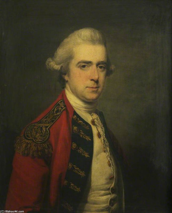 Buy Museum Art Reproductions Portrait Of An Officer by Francis Cotes (1726-1770, United Kingdom) | ArtsDot.com