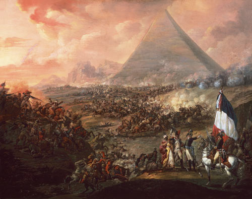 Order Oil Painting Replica Battle Of Pyramids by François Louis Joseph Watteau (Watteau De Lille) (1731-1798, France) | ArtsDot.com