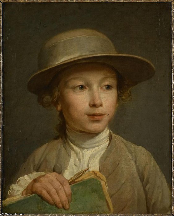 Buy Museum Art Reproductions Portrait Of A Young Boy by François Bernard Lépicié (1735-1784) | ArtsDot.com