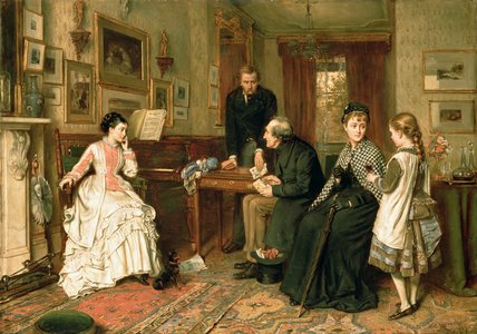Buy Museum Art Reproductions Poor Relations by George Goodwin Kilburne (1839-1924, United Kingdom) | ArtsDot.com