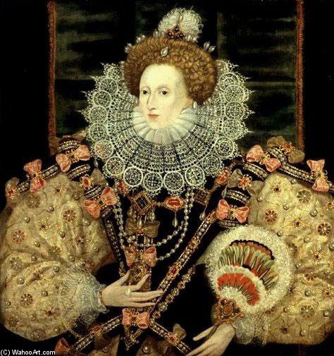 Buy Museum Art Reproductions Portrait Of Queen Elizabeth I The Armada Portrait by George Gower (1540-1596, United Kingdom) | ArtsDot.com