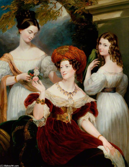 Buy Museum Art Reproductions Elizabeth Stuart by George Hayter (1792-1871, United Kingdom) | ArtsDot.com