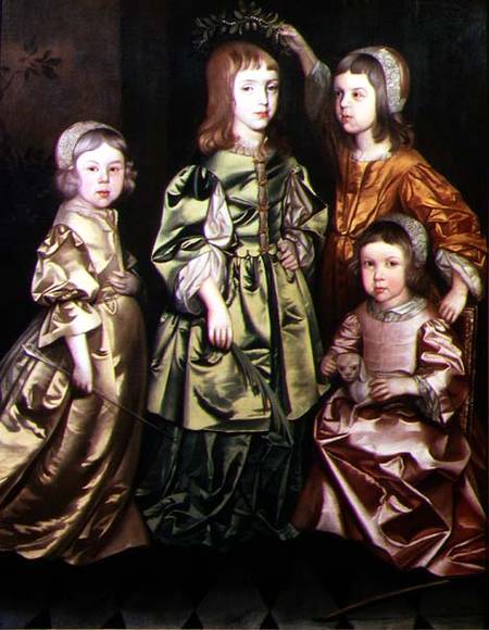 Order Oil Painting Replica Group Portrait Of Four Children by Gerard Soest (1600-1681, Germany) | ArtsDot.com