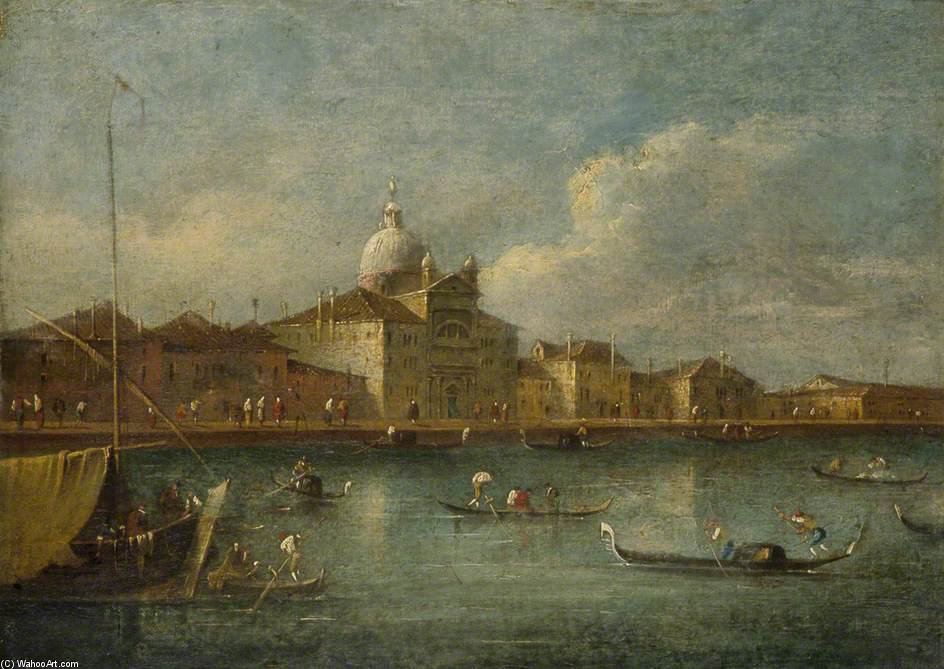 Order Oil Painting Replica Grand Canal, Venice by Giacomo Piazzetta (1640-1705, Italy) | ArtsDot.com