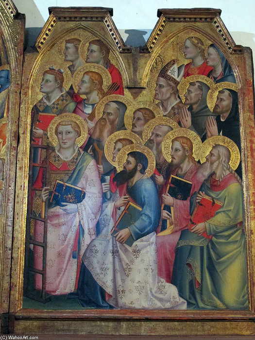 Order Oil Painting Replica Polittico Di San Giovanni Valdarno by Giovanni Del Biondo (1356-1399) | ArtsDot.com