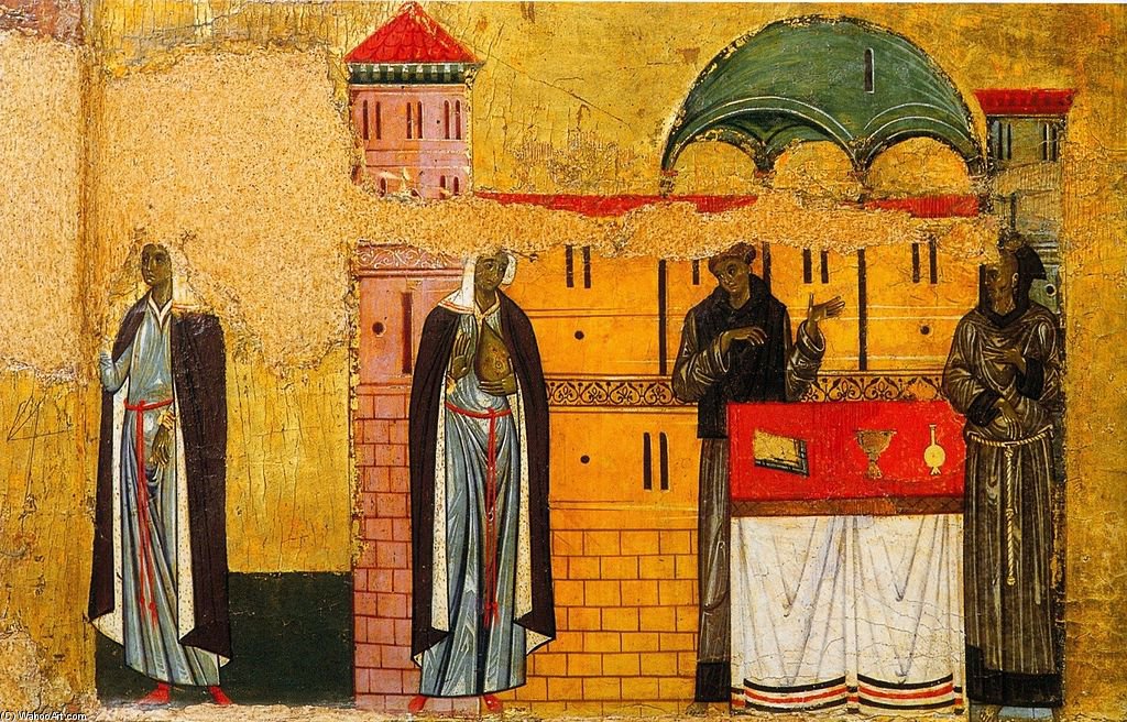 Order Oil Painting Replica St. Francisc And Six Stories From His Life by Giunta Pisano (Giunta Da Pisa) (1190-1260, Italy) | ArtsDot.com