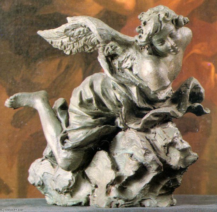 Order Art Reproductions Angel by Giuseppe Mazzuoli (1644-1725, Italy) | ArtsDot.com