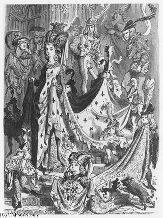 Order Art Reproductions A Queen by Paul Gustave Doré | ArtsDot.com