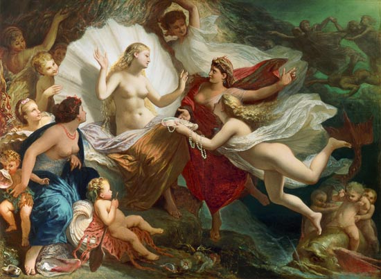 Order Oil Painting Replica The Birth Of Venus - by Henri Pierre Picou (1824-1895, France) | ArtsDot.com