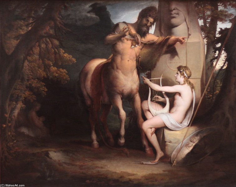 Order Paintings Reproductions The Education Of Achilles by James Barry (1799-1865, Ireland) | ArtsDot.com