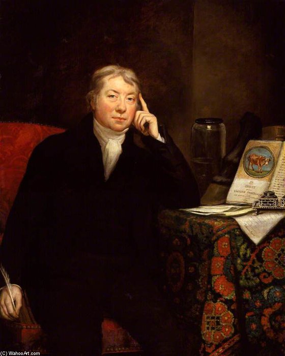 Order Paintings Reproductions Edward Jenner by James Northcote (1746-1831, United Kingdom) | ArtsDot.com
