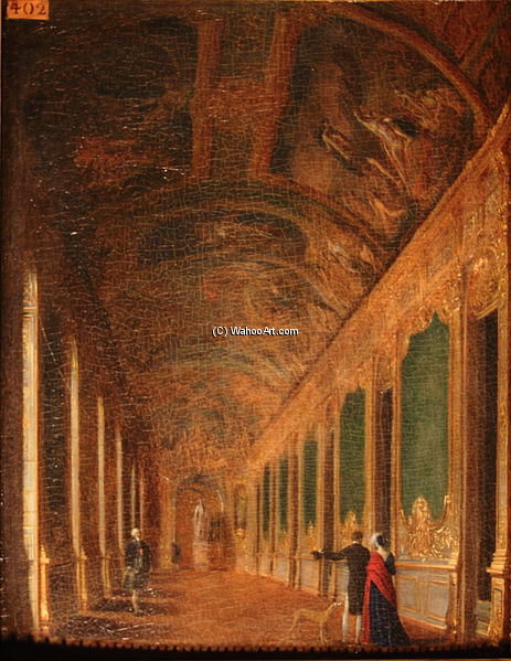 Buy Museum Art Reproductions The Golden Gallery Under The Empire by Jean Francois Garneray (1755-1837, France) | ArtsDot.com