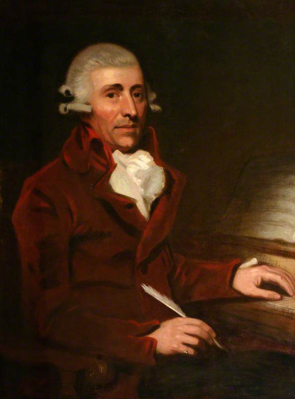 Buy Museum Art Reproductions Franz Joseph Haydn by Mather Brown (1761-1831, United States) | ArtsDot.com