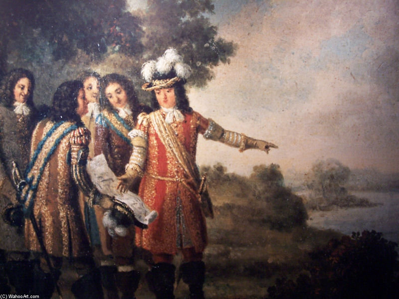 Order Paintings Reproductions Karlskrona Founding Fathers by Pehr Hillestrom (1732-1816, Sweden) | ArtsDot.com