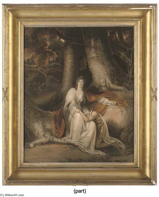 Order Paintings Reproductions Margaret Of Anjou And Her Son Edward Prince Of Wales by Richard Westall (1765-1836, United Kingdom) | ArtsDot.com