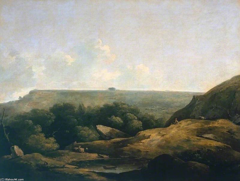 Order Art Reproductions Landscape, Near Bath by Thomas Barker (1769-1847, United States) | ArtsDot.com