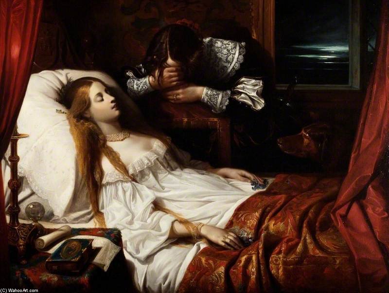 Order Art Reproductions The Bride Of Death by Thomas Barker (1769-1847, United States) | ArtsDot.com