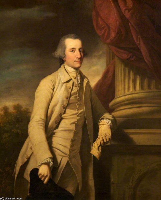 Order Paintings Reproductions Henry Vansittart by Tilly Kettle (1735-1786, United Kingdom) | ArtsDot.com