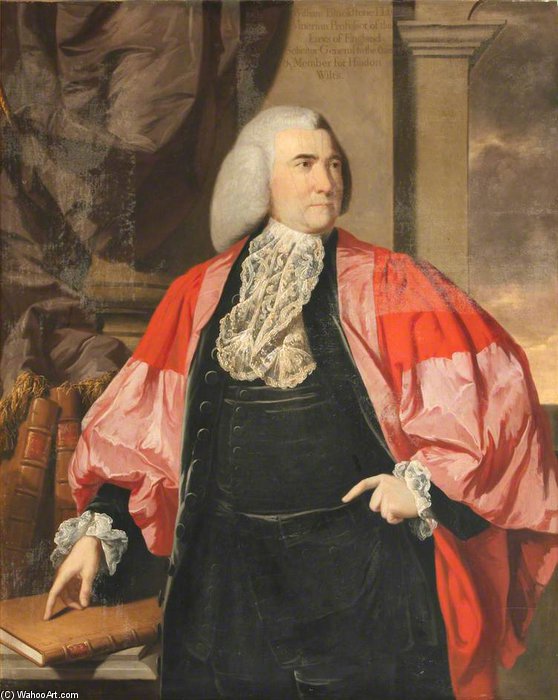 Buy Museum Art Reproductions Sir William Blackstone by Tilly Kettle (1735-1786, United Kingdom) | ArtsDot.com