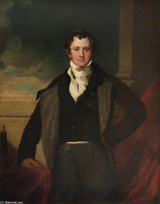 Order Paintings Reproductions Humphry Davy by Henry William Pickersgill (1782-1875, United Kingdom) | ArtsDot.com