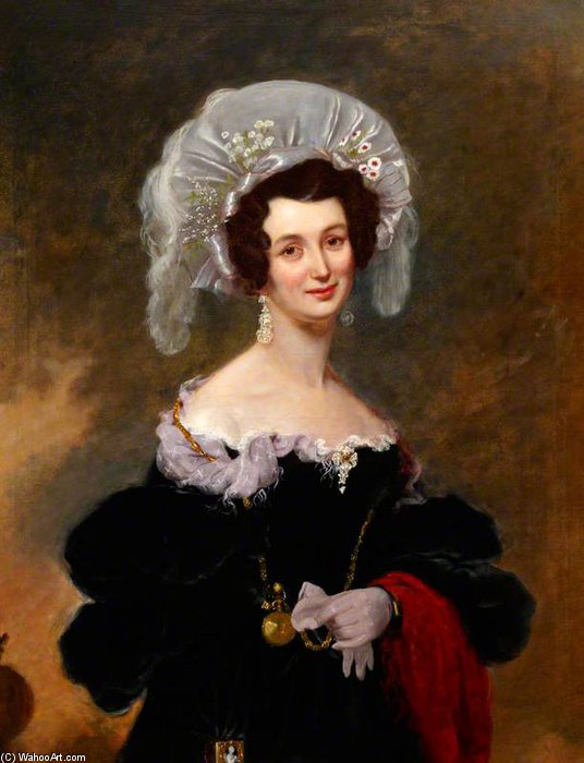 Order Art Reproductions Mrs Harbottle by Henry William Pickersgill (1782-1875, United Kingdom) | ArtsDot.com