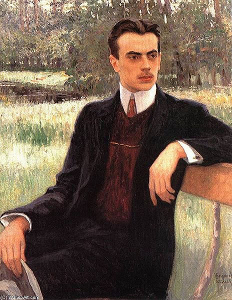 Order Art Reproductions Portrait Of N. F. Yusupov by Nikolai Petrovich Bogdanov Belsky (1868-1945) | ArtsDot.com