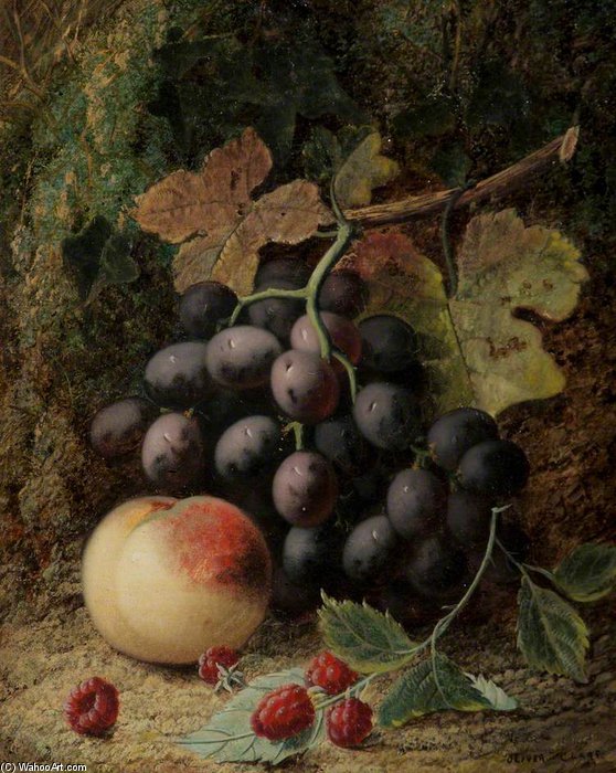 Order Oil Painting Replica A Fruit Study by Oliver Clare (1853-1927, United Kingdom) | ArtsDot.com