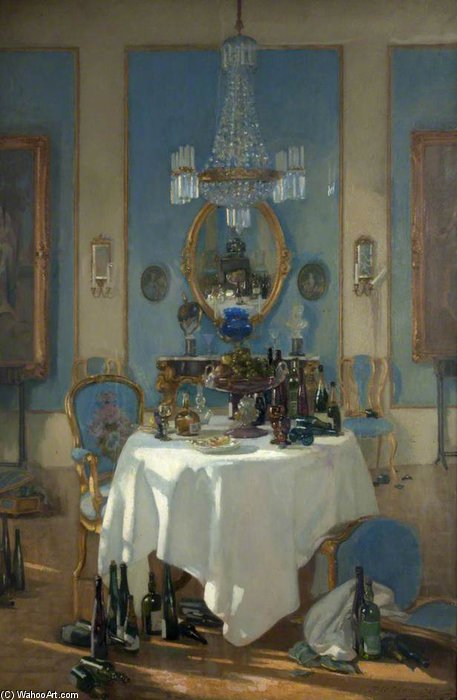 Buy Museum Art Reproductions A Chateau In France by Patrick William Adam (1854-1929) | ArtsDot.com