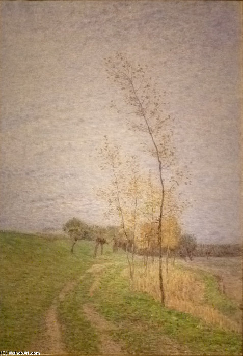 Buy Museum Art Reproductions Road In The Meadow by Paul Baum (1859-1932, Germany) | ArtsDot.com