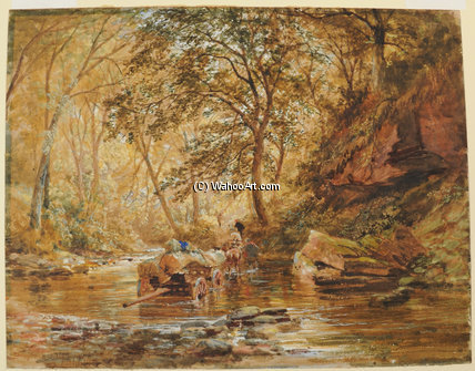 Order Oil Painting Replica Cadzow Burn by Samuel Bough (1822-1878, United Kingdom) | ArtsDot.com
