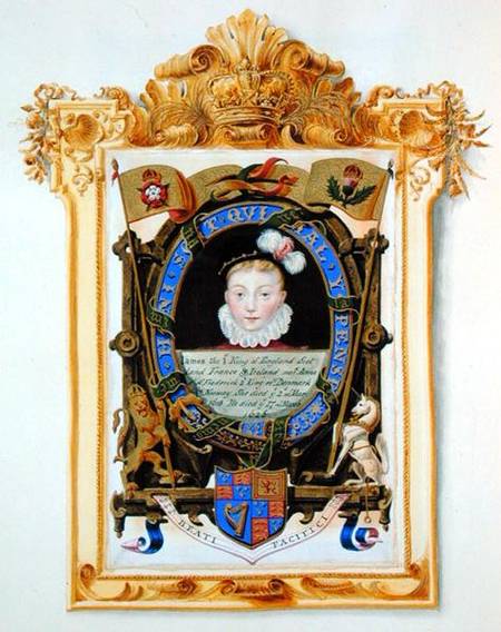 Order Oil Painting Replica Portrait Of James Vi Of Scotland Later James I Of England As A Boy C.1574, 1566 by Sarah Countess Of Essex (1761-1838) | ArtsDot.com