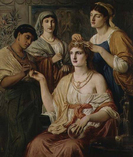 Buy Museum Art Reproductions The Toilet Of A Roman Lady - by Simeon Solomon (1840-1905, United Kingdom) | ArtsDot.com