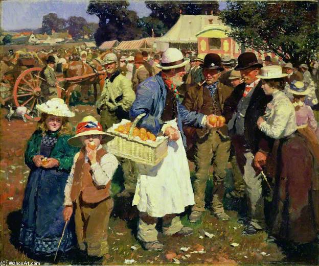Whitsuntide – A Gala Day by Alfred James Munnings Alfred James Munnings | ArtsDot.com