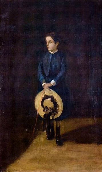 Buy Museum Art Reproductions Girl With Hat by Adam (Albert) Chmielowski (1845-1916, Russia) | ArtsDot.com
