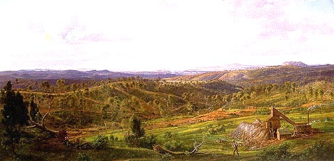 Order Oil Painting Replica North View From Daylesford by Eugene Von Guerard (1811-1901, Austria) | ArtsDot.com