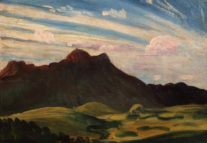 Buy Museum Art Reproductions Arenig, Sunny Evening by James Dickson Innes (1887-1914, United Kingdom) | ArtsDot.com