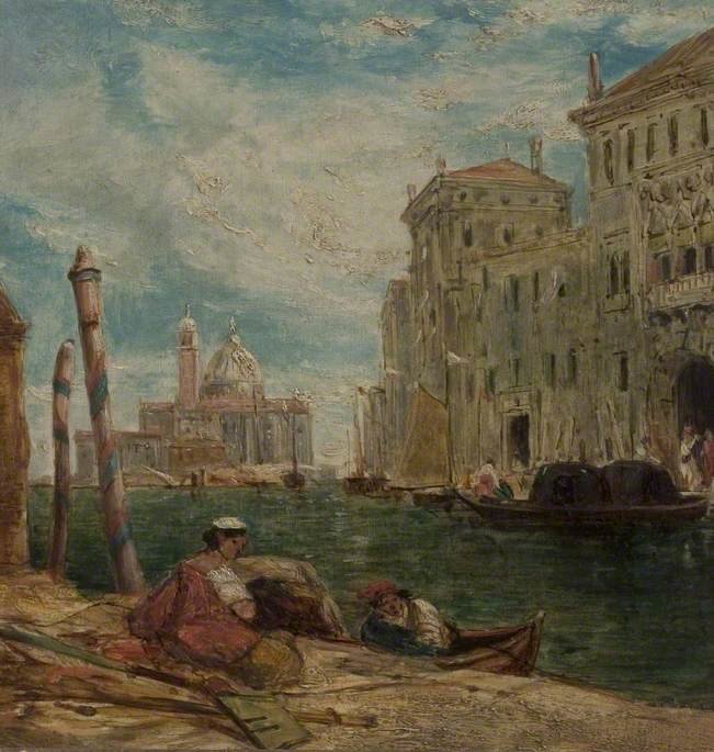 Buy Museum Art Reproductions View In Venice by James Netherlands (1799-1870, United Kingdom) | ArtsDot.com