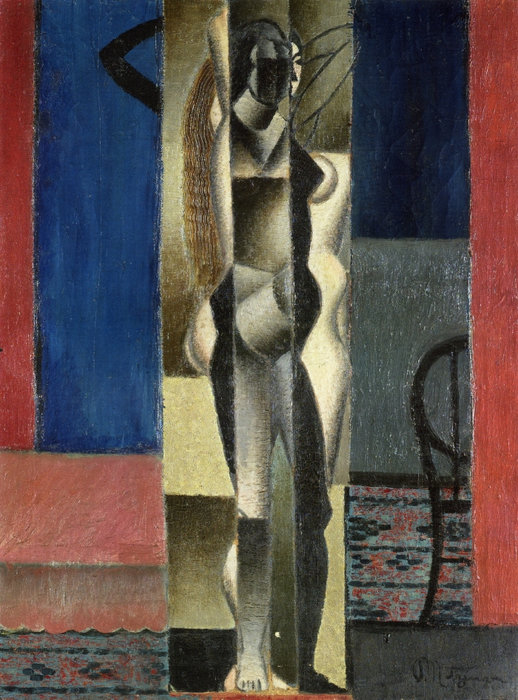 Buy Museum Art Reproductions Nude In Front Of A Mirror by Jean Dominique Antony Metzinger (Inspired By) (1883-1956, France) | ArtsDot.com