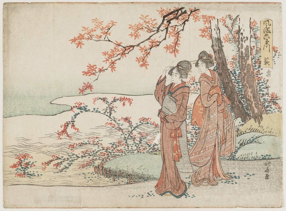 Order Oil Painting Replica Bush-clover by Katsushika Hokusai (1760-1849, Japan) | ArtsDot.com
