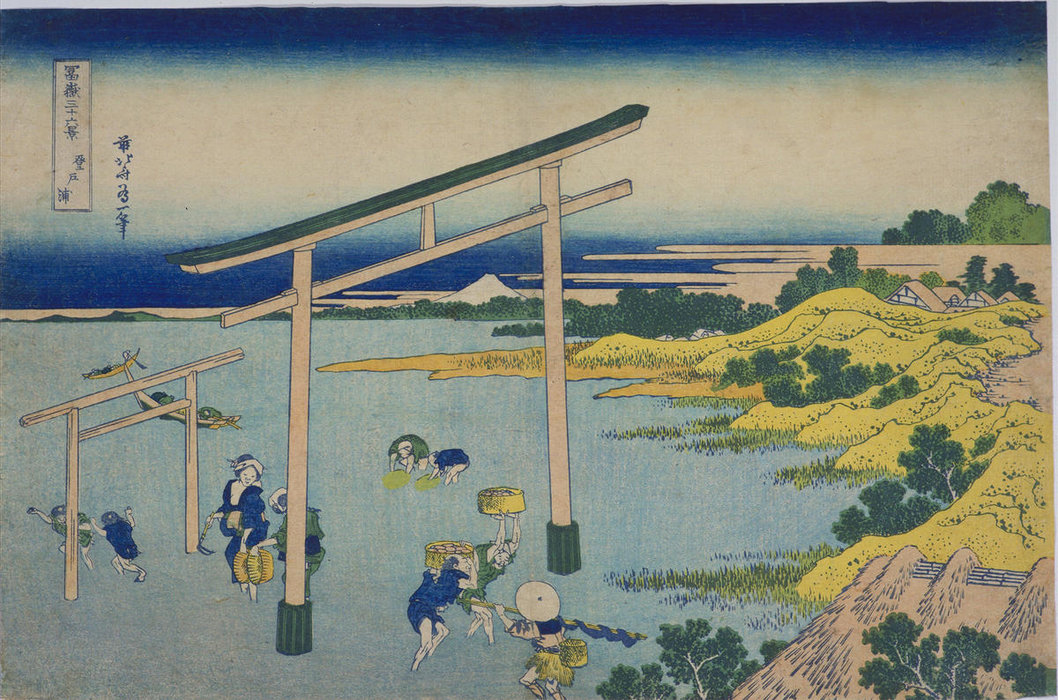 Order Oil Painting Replica Nobuto Bay by Katsushika Hokusai (1760-1849, Japan) | ArtsDot.com