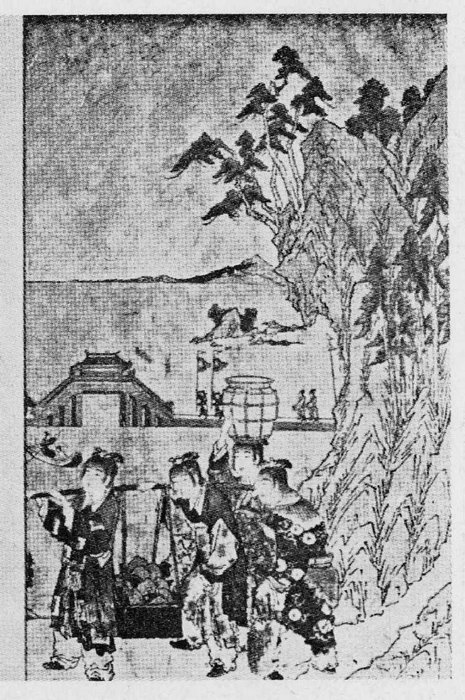 Buy Museum Art Reproductions Right Xiwangmu by Katsushika Hokusai (1760-1849, Japan) | ArtsDot.com
