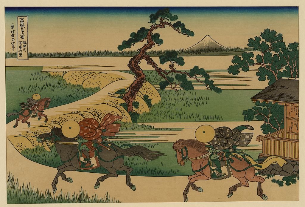 Buy Museum Art Reproductions Sumidagawa Sekiya No Sato by Katsushika Hokusai (1760-1849, Japan) | ArtsDot.com