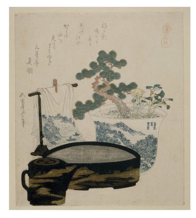 Order Oil Painting Replica The Talisman by Katsushika Hokusai (1760-1849, Japan) | ArtsDot.com