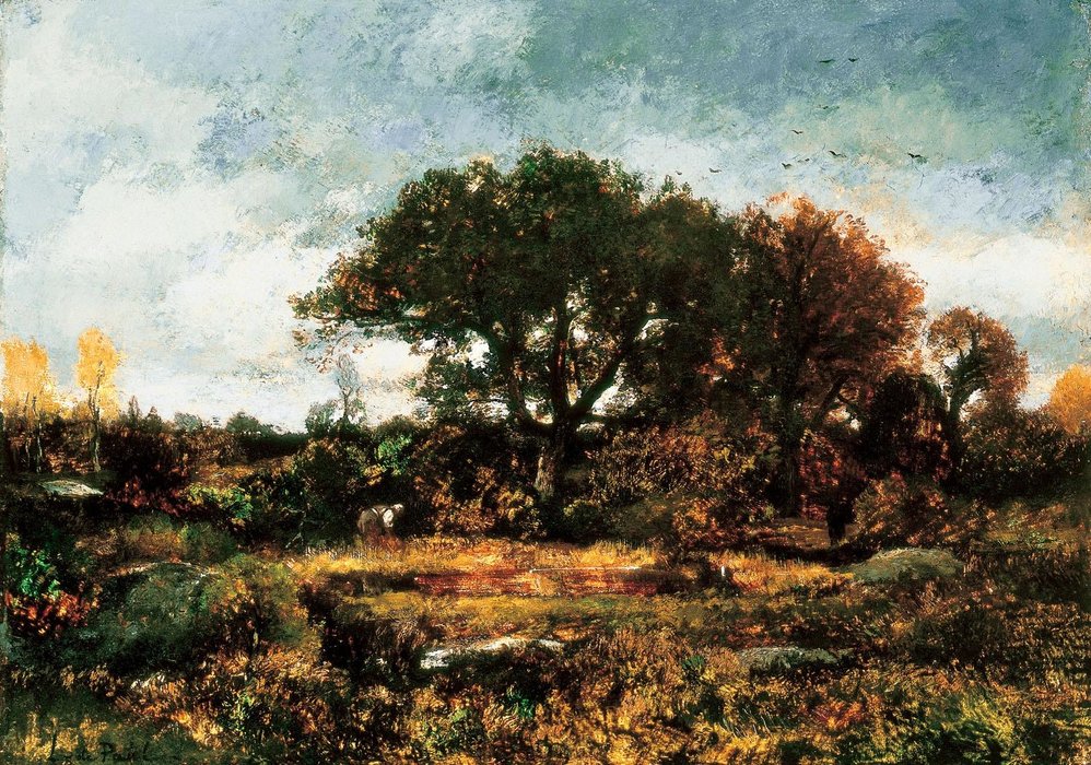 Order Oil Painting Replica Barbizon Landscape by Laszlo Paal (1846-1879) | ArtsDot.com