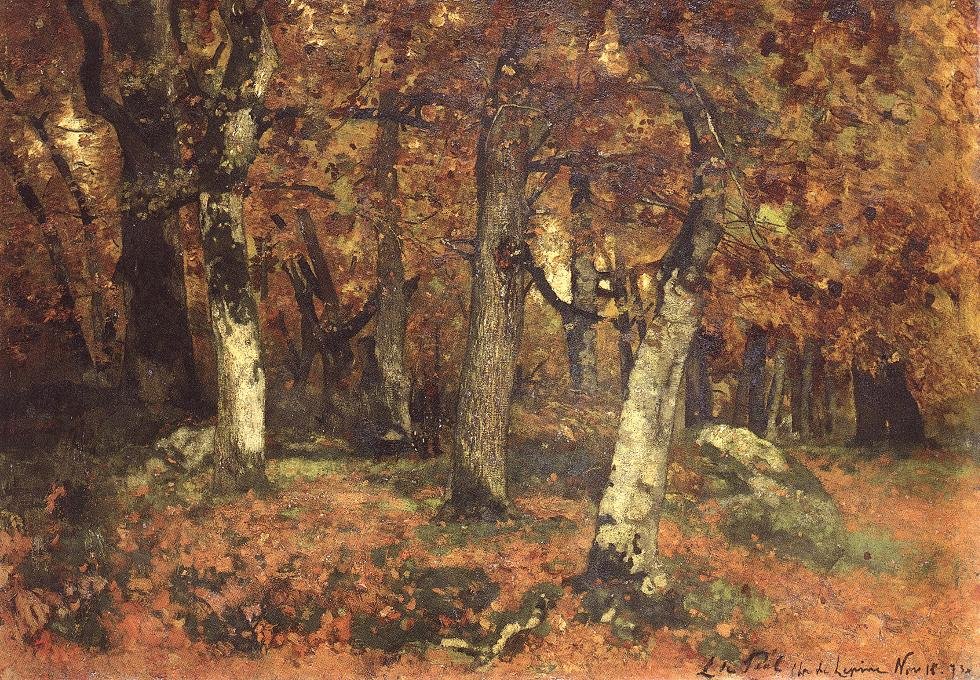 Order Oil Painting Replica The Depth Of The Forest by Laszlo Paal (1846-1879) | ArtsDot.com