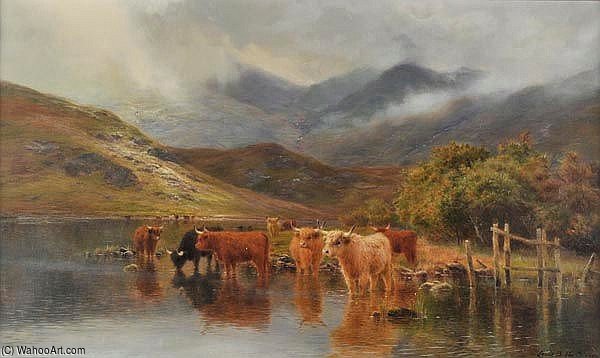 Buy Museum Art Reproductions On Loch Awe by Louis Bosworth Hurt (1856-1929, United Kingdom) | ArtsDot.com