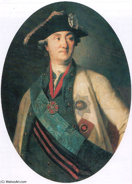 Order Artwork Replica Portrait Of Alexei Orlov by Carl Ludwig Johann Christineck (1732-1794, Germany) | ArtsDot.com