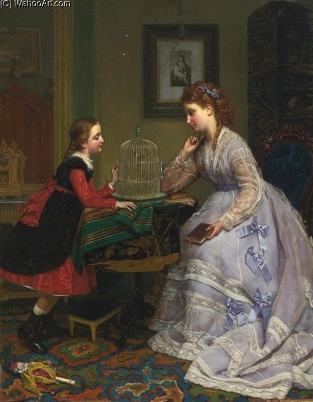 Buy Museum Art Reproductions A Song Sweetly Sung by Jan Frederik Pieter Portielje (1829-1908, Netherlands) | ArtsDot.com